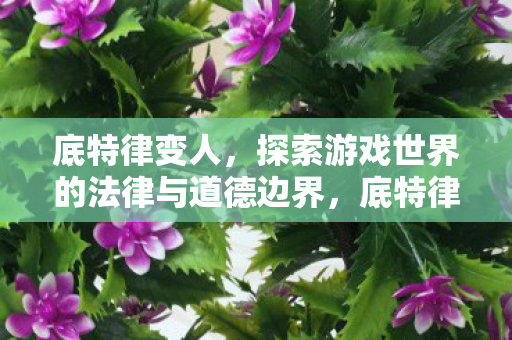 底特律变人,探索游戏世界的法律与道德边界,底特律变人,探索游戏世界的法律与道德边界 底特律变人,探索游戏世界的法律与道德边界,底特律变人,探索游戏世界的法律与道德边界