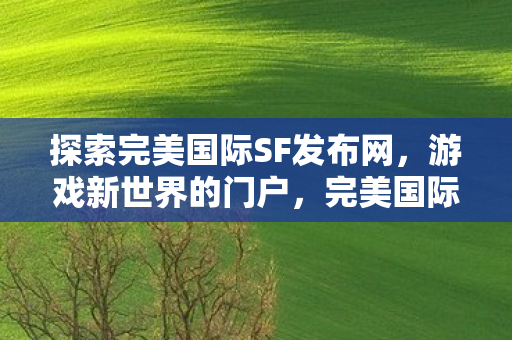 探索完美国际SF发布网，游戏新世界的门户，完美国际SF发布网，游戏新世界的大门