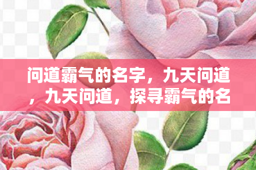 问道霸气的名字,九天问道,九天问道,探寻霸气的名字 问道霸气的名字,九天问道,九天问道,探寻霸气的名字