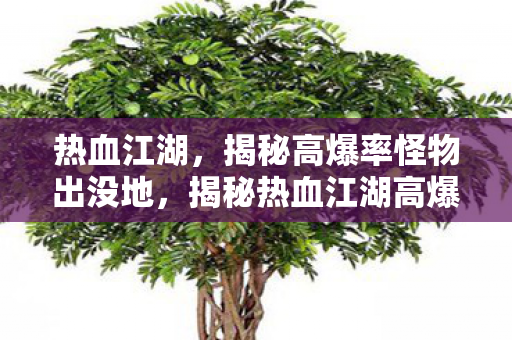 热血江湖，揭秘高爆率怪物出没地，揭秘热血江湖高爆率怪物出没地，打造你的传奇之旅！