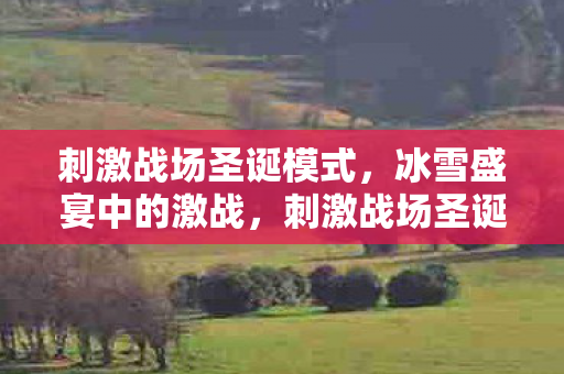刺激战场圣诞模式,冰雪盛宴中的激战,刺激战场圣诞模式,冰雪盛宴中的激战 刺激战场圣诞模式,冰雪盛宴中的激战,刺激战场圣诞模式,冰雪盛宴中的激战