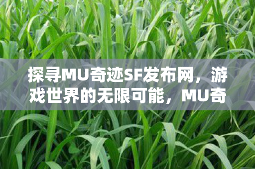 探寻MU奇迹SF发布网,游戏世界的无限可能,MU奇迹SF发布网,解锁游戏世界的无限可能 探寻MU奇迹SF发布网,游戏世界的无限可能,MU奇迹SF发布网,解锁游戏世界的无限可能