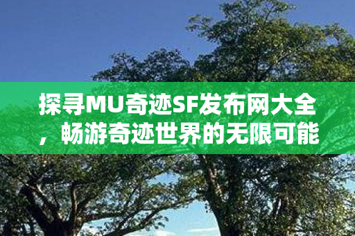 探寻MU奇迹SF发布网大全,畅游奇迹世界的无限可能,MU奇迹SF发布网大全,解锁奇迹世界的无限可能 探寻MU奇迹SF发布网大全,畅游奇迹世界的无限可能,MU奇迹SF发布网大全,解锁奇迹世界的无限可能