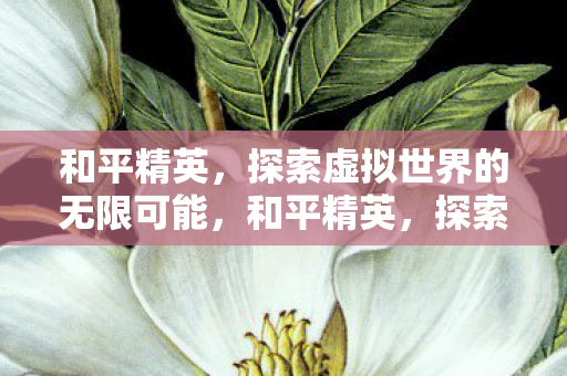 探索虚拟世界的无限可能图片
