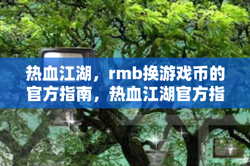热血江湖,rmb换游戏币的官方指南,热血江湖官方指南,如何安全有效地用RMB兑换游戏币 热血江湖,rmb换游戏币的官方指南,热血江湖官方指南,如何安全有效地用RMB兑换游戏币