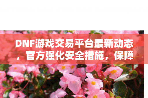 DNF游戏交易平台强化安全措施图片