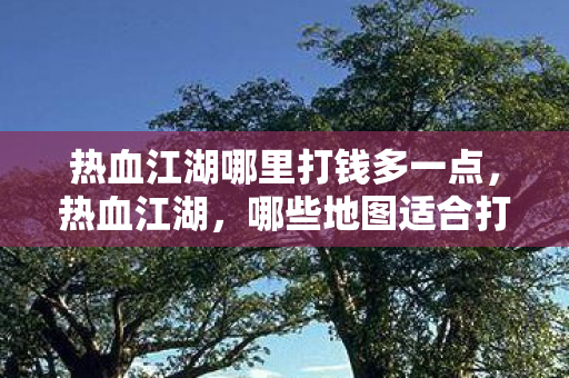 热血江湖哪里打钱多一点，热血江湖，哪些地图适合打钱？