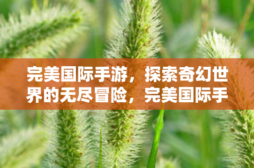 探索奇幻世界的无尽冒险图片