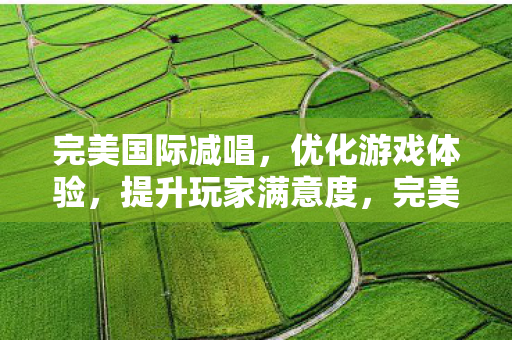 完美国际减唱,优化游戏体验,提升玩家满意度,完美国际减唱,优化游戏体验,提升玩家满意度 完美国际减唱,优化游戏体验,提升玩家满意度,完美国际减唱,优化游戏体验,提升玩家满意度