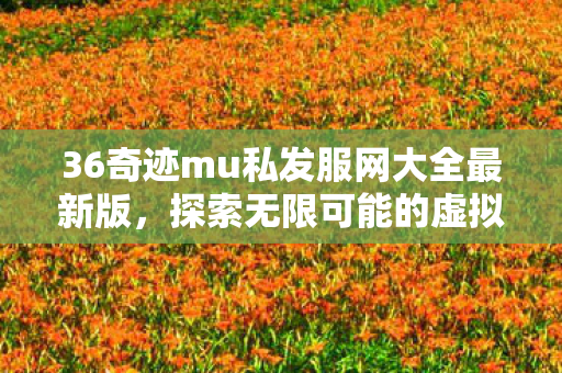 36奇迹mu私发服网大全最新版，探索无限可能的虚拟世界，探索无限虚拟世界，36奇迹mu私发服网大全最新版