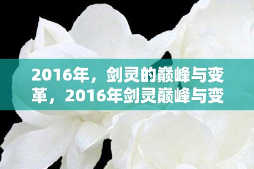 2016年剑灵巅峰与变革回顾图片