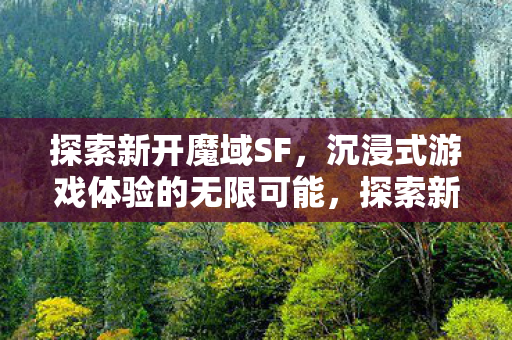 沉浸式游戏体验的无限可能图片