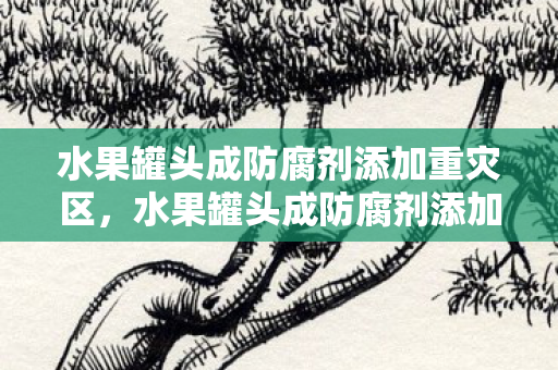 水果罐头成防腐剂添加重灾区,水果罐头成防腐剂添加重灾区,消费者需警惕! 水果罐头成防腐剂添加重灾区,水果罐头成防腐剂添加重灾区,消费者需警惕!