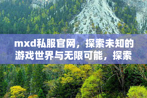 mxd私服官网,探索未知的游戏世界与无限可能,探索Mxd私服官网,解锁游戏世界的无限可能 mxd私服官网,探索未知的游戏世界与无限可能,探索Mxd私服官网,解锁游戏世界的无限可能