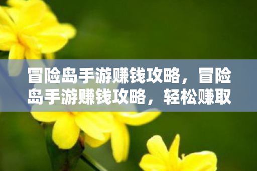 冒险岛手游赚钱攻略,冒险岛手游赚钱攻略,轻松赚取金币与资源 冒险岛手游赚钱攻略,冒险岛手游赚钱攻略,轻松赚取金币与资源