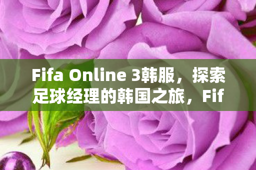 Fifa Online 3韩服,探索足球经理的韩国之旅,Fifa Online 3韩服,足球经理的韩国之旅探索 Fifa Online 3韩服,探索足球经理的韩国之旅,Fifa Online 3韩服,足球经理的韩国之旅探索