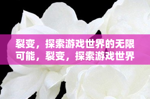 裂变,探索游戏世界的无限可能,裂变,探索游戏世界的无限可能 裂变,探索游戏世界的无限可能,裂变,探索游戏世界的无限可能