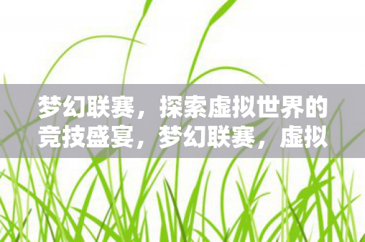 梦幻联赛，探索虚拟世界的竞技盛宴，梦幻联赛，虚拟世界的竞技盛宴