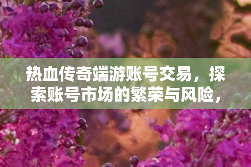 热血传奇端游账号交易,探索账号市场的繁荣与风险,热血传奇端游账号交易,探索账号市场的繁荣与风险 热血传奇端游账号交易,探索账号市场的繁荣与风险,热血传奇端游账号交易,探索账号市场的繁荣与风险