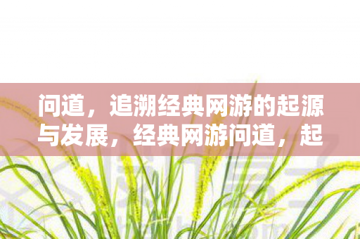 追溯经典网游的起源与发展图片
