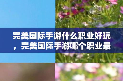 完美国际手游什么职业好玩，完美国际手游哪个职业最有趣？