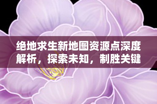 绝地求生新地图资源点深度解析,探索未知,制胜关键,绝地求生新地图资源点全揭秘,制胜关键揭秘 绝地求生新地图资源点深度解析,探索未知,制胜关键,绝地求生新地图资源点全揭秘,制胜关键揭秘
