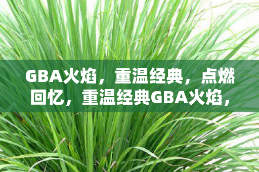 GBA火焰,重温经典,点燃回忆,重温经典GBA火焰,点燃回忆的火花 GBA火焰,重温经典,点燃回忆,重温经典GBA火焰,点燃回忆的火花