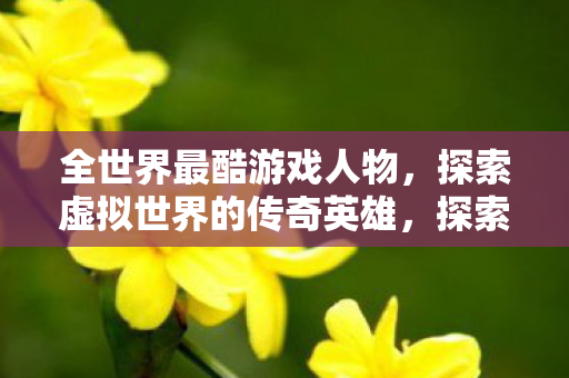 全世界最酷游戏人物,探索虚拟世界的传奇英雄,探索虚拟世界的传奇英雄,全世界最酷游戏人物 全世界最酷游戏人物,探索虚拟世界的传奇英雄,探索虚拟世界的传奇英雄,全世界最酷游戏人物
