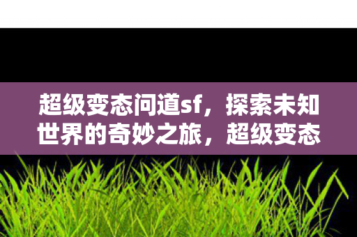 超级变态问道sf，探索未知世界的奇妙之旅，超级变态问道sf，探索未知世界的奇妙之旅