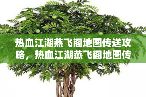 热血江湖燕飞阁地图传送攻略,热血江湖燕飞阁地图传送全攻略 热血江湖燕飞阁地图传送攻略,热血江湖燕飞阁地图传送全攻略