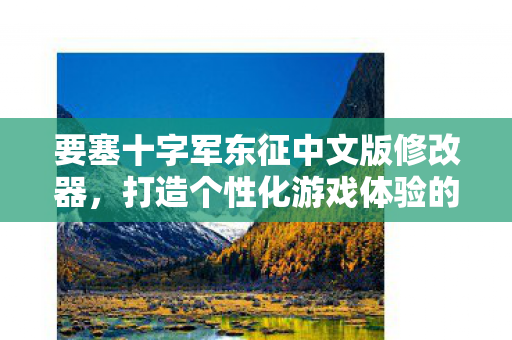 要塞十字军东征中文版修改器,打造个性化游戏体验的利器,要塞十字军东征中文版修改器,打造个性化游戏体验 要塞十字军东征中文版修改器,打造个性化游戏体验的利器,要塞十字军东征中文版修改器,打造个性化游戏体验