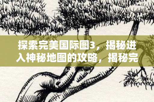 探索完美国际图3,揭秘进入神秘地图的攻略,揭秘完美国际图3,进入神秘地图的攻略 探索完美国际图3,揭秘进入神秘地图的攻略,揭秘完美国际图3,进入神秘地图的攻略