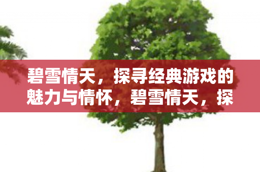 碧雪情天，探寻经典游戏的魅力与情怀，碧雪情天，探寻经典游戏的魅力与情怀