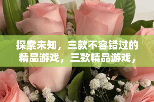 探索未知，三款不容错过的精品游戏，三款精品游戏，带你探索未知世界