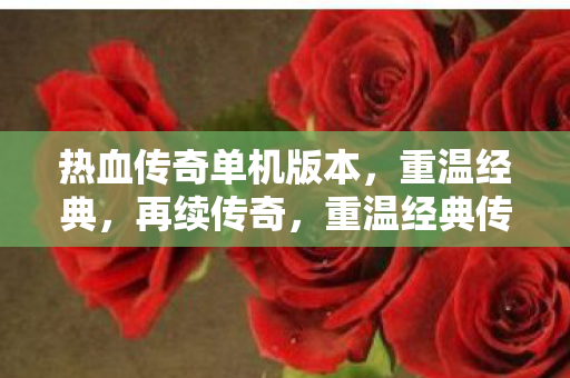 热血传奇单机版本,重温经典,再续传奇,重温经典传奇,热血传奇单机版来袭 热血传奇单机版本,重温经典,再续传奇,重温经典传奇,热血传奇单机版来袭