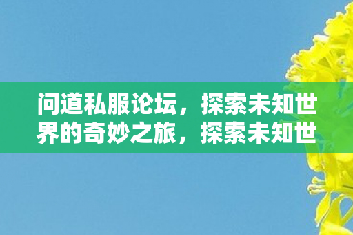 探索未知世界的奇妙之旅图片