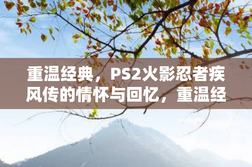 重温经典，PS2火影忍者疾风传的情怀与回忆，重温经典，PS2火影忍者疾风传的情怀与回忆