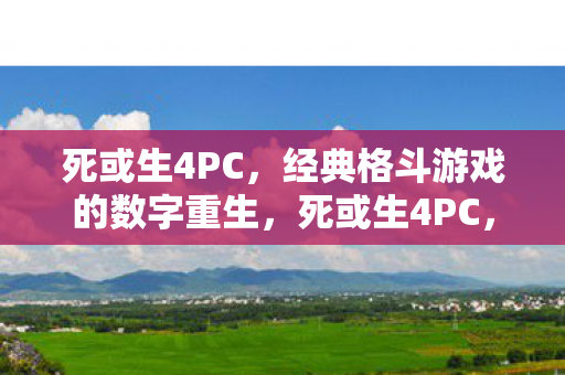 死或生4PC,经典格斗游戏的数字重生,死或生4PC,经典格斗游戏的数字重生 死或生4PC,经典格斗游戏的数字重生,死或生4PC,经典格斗游戏的数字重生
