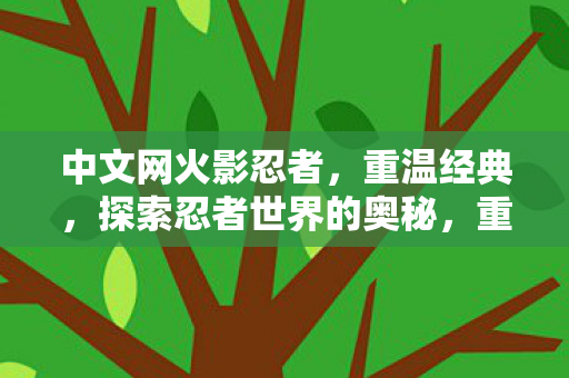 中文网火影忍者，重温经典，探索忍者世界的奥秘，重温火影忍者经典，探索忍者世界的奥秘