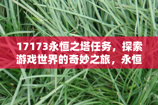 17173永恒之塔任务,探索游戏世界的奇妙之旅,永恒之塔任务,探索游戏世界的奇妙之旅 17173永恒之塔任务,探索游戏世界的奇妙之旅,永恒之塔任务,探索游戏世界的奇妙之旅