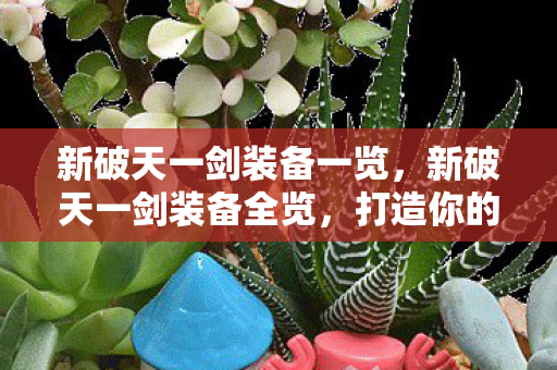 新破天一剑装备一览，新破天一剑装备全览，打造你的专属神器！