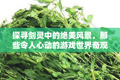 那些令人心动的游戏世界奇观图片