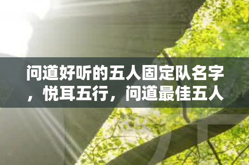 问道好听的五人固定队名字图片