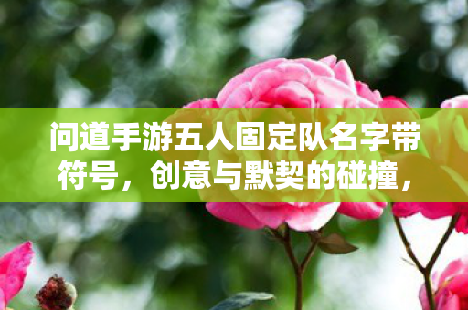 问道手游五人固定队名字带符号创意大赏图片