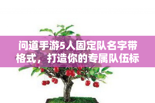 问道手游5人固定队名字带格式图片