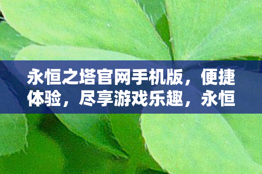 永恒之塔官网手机版图片