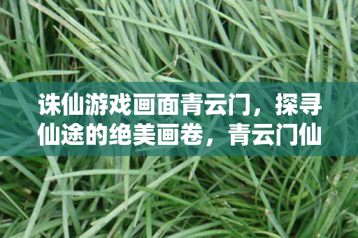 诛仙游戏绝美画面探寻之旅图片