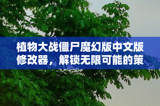 植物大战僵尸魔幻版中文版修改器,解锁无限可能的策略游戏新体验,解锁策略新境界,植物大战僵尸魔幻版中文版修改器 植物大战僵尸魔幻版中文版修改器,解锁无限可能的策略游戏新体验,解锁策略新境界,植物大战僵尸魔幻版中文版修改器