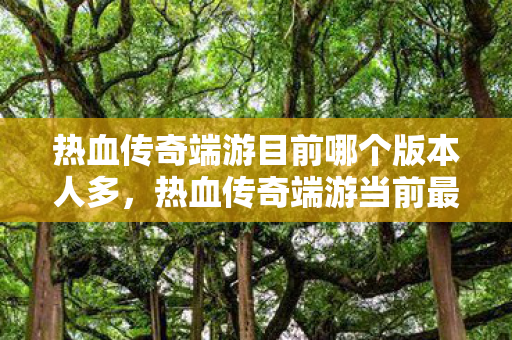 热血传奇端游目前哪个版本人多,热血传奇端游当前最火爆版本揭晓 热血传奇端游目前哪个版本人多,热血传奇端游当前最火爆版本揭晓