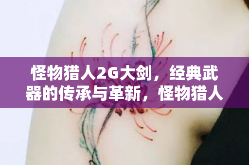 怪物猎人2G大剑,经典武器的传承与革新,怪物猎人2G大剑,经典武器的传承与革新 怪物猎人2G大剑,经典武器的传承与革新,怪物猎人2G大剑,经典武器的传承与革新